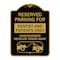 Signmission Reserved Parking for Dentists and Patients Only Unauthorized Vehicles Towed Away, BG-1824-23118 A-DES-BG-1824-23118 - alternate 1